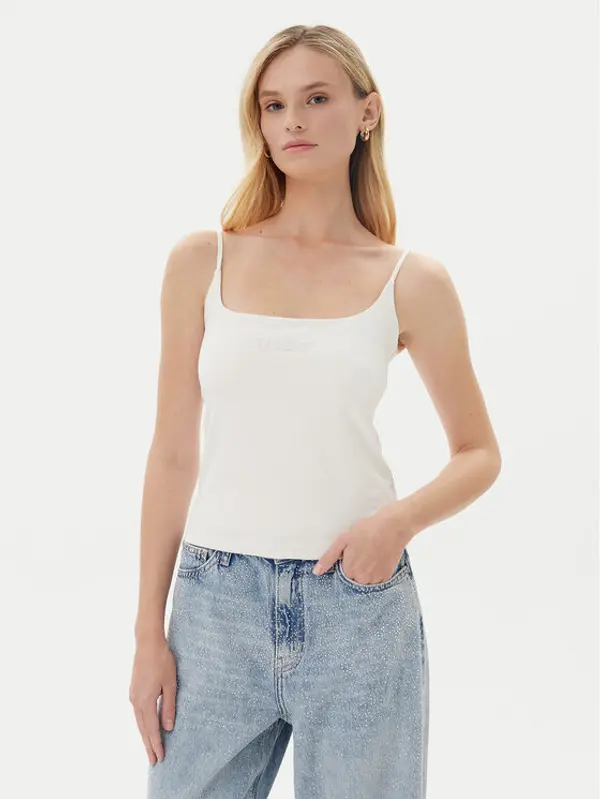 Guess Guess Top V5GP22 J1314 Bijela Slim Fit