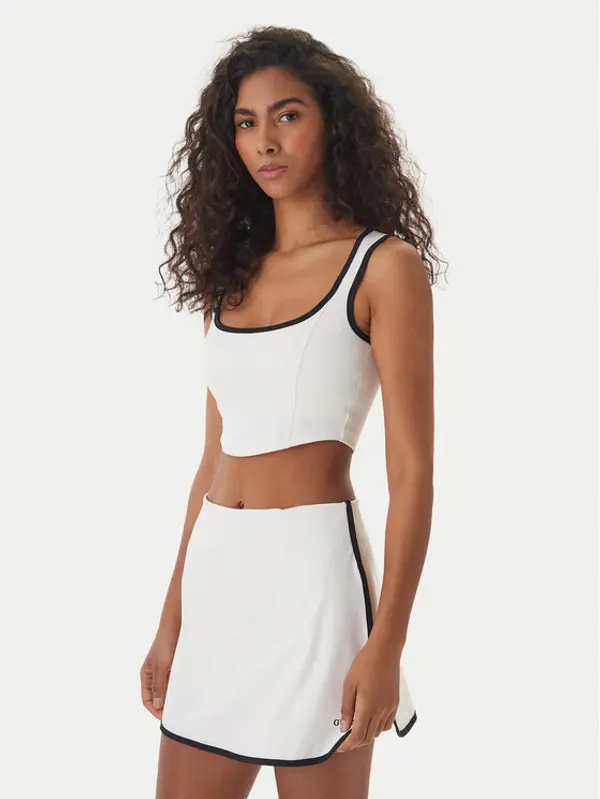 Guess Guess Top V6GP09 K2999 Écru Slim Fit