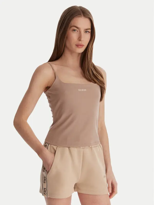 Guess Guess Top V6GP18 K3470 Bež Regular Fit