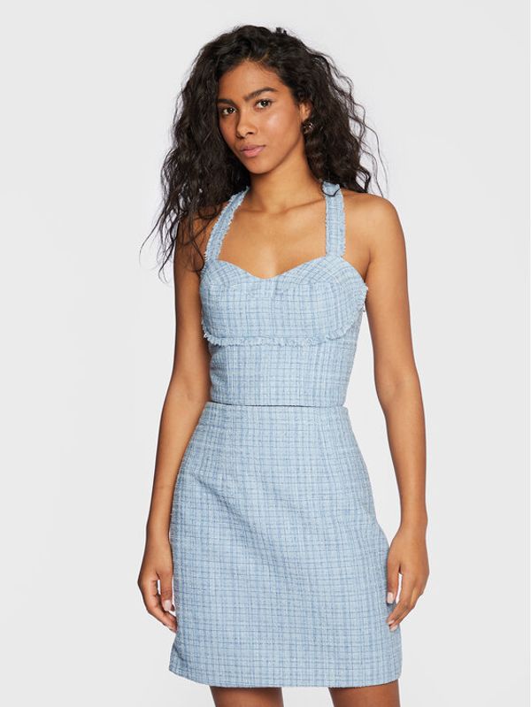 Guess Guess Top W3RH52 WF5A0 Plava Slim Fit