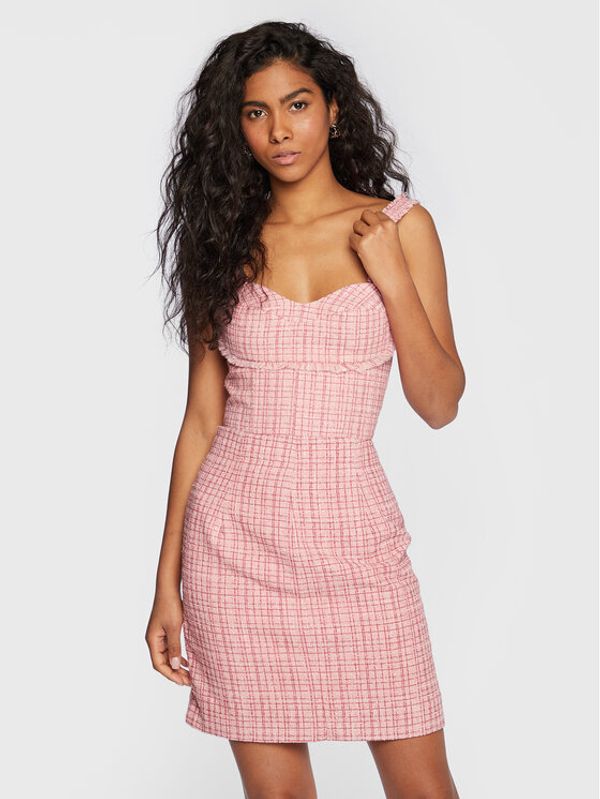 Guess Guess Top W3RH52 WF5A0 Ružičasta Slim Fit