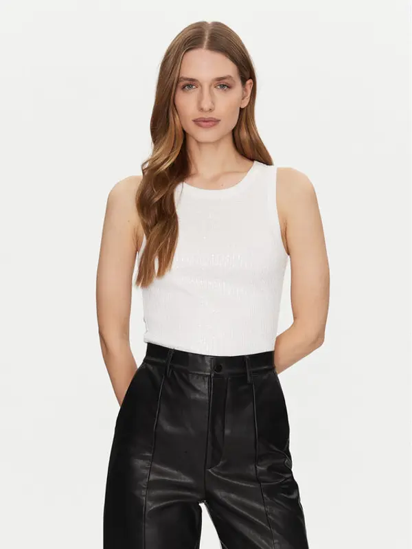 Guess Guess Top W5GP06 KCS10 Bijela Regular Fit