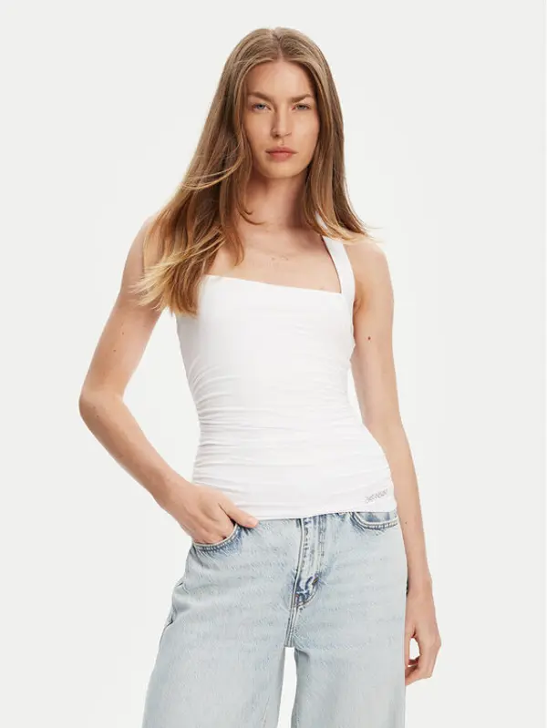 Guess Guess Top W5YP28 KACM2 Bijela Regular Fit