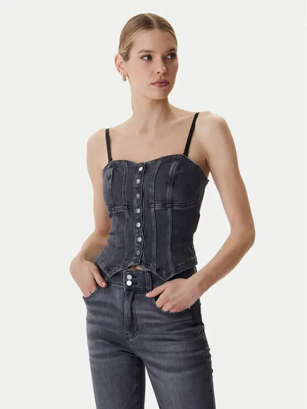 Guess Guess Top W6RH80 D6921 Siva Slim Fit