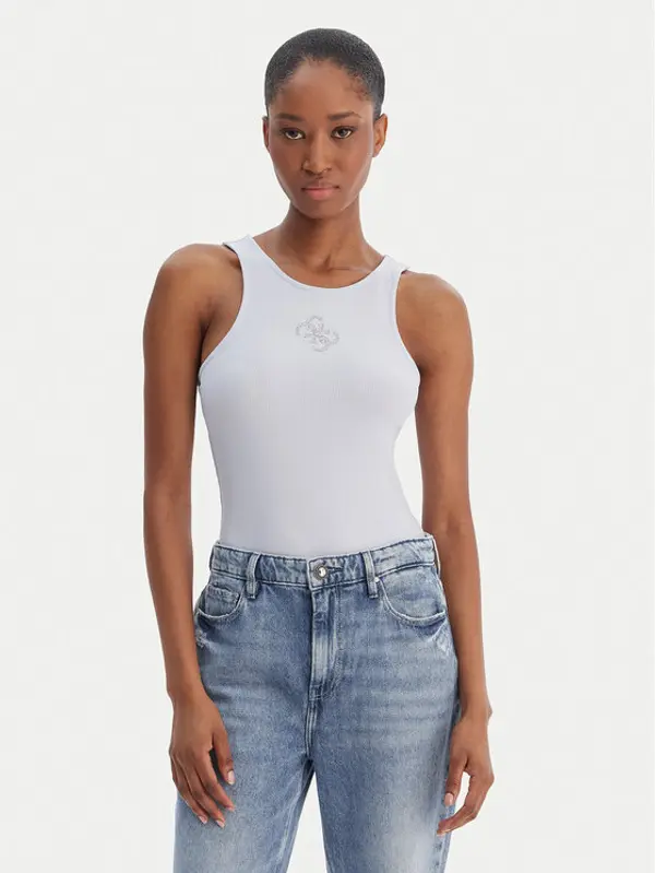 Guess Guess Top W6RP39 KD092 Svijetloplava Regular Fit