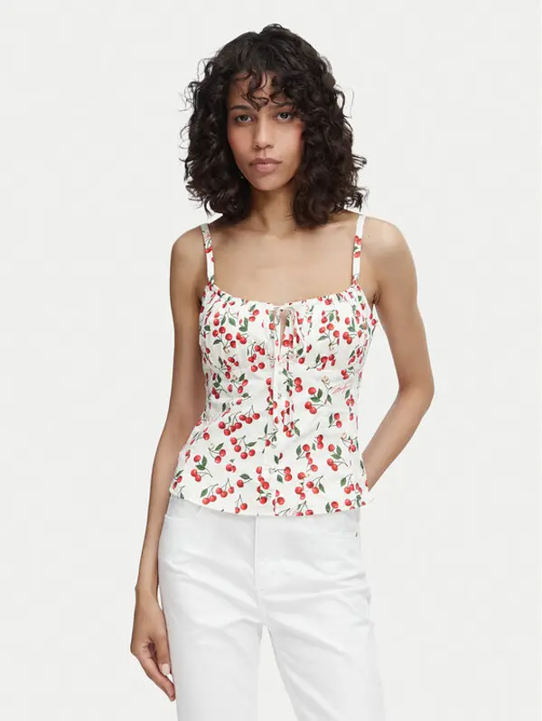 Guess Guess Top W6YH97 W4497 Bijela Regular Fit