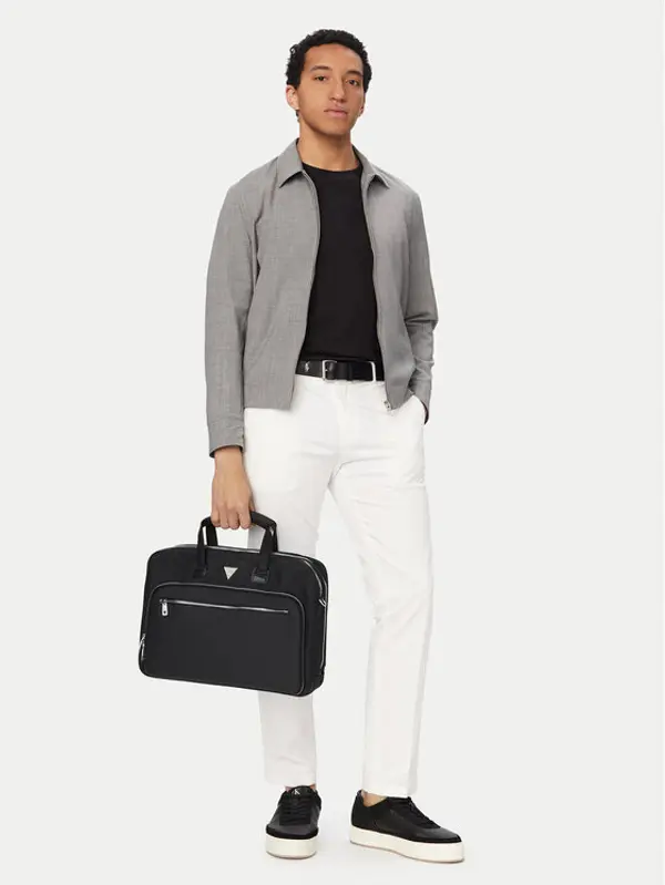 Guess Guess Torba za laptop HMBEHN P6138 Crna