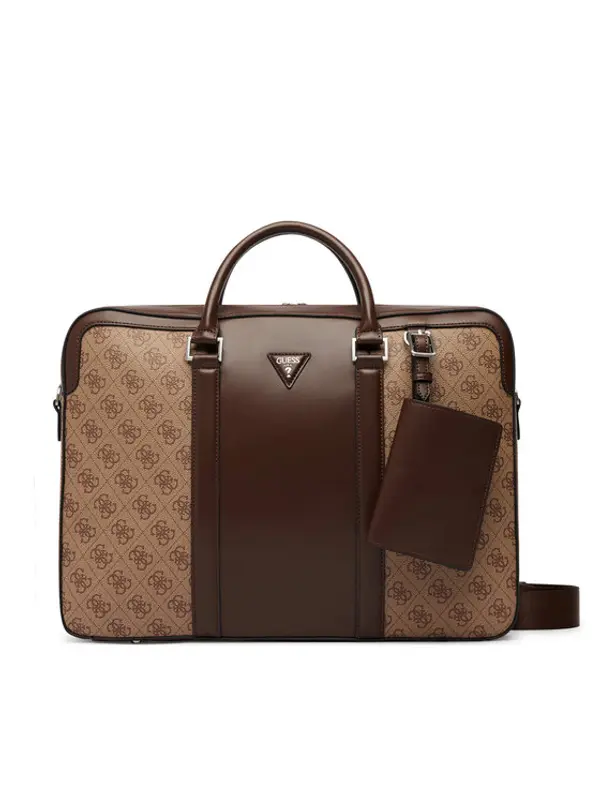 Guess Guess Torba za laptop HMMILL P6269 Svijetlo smeđa