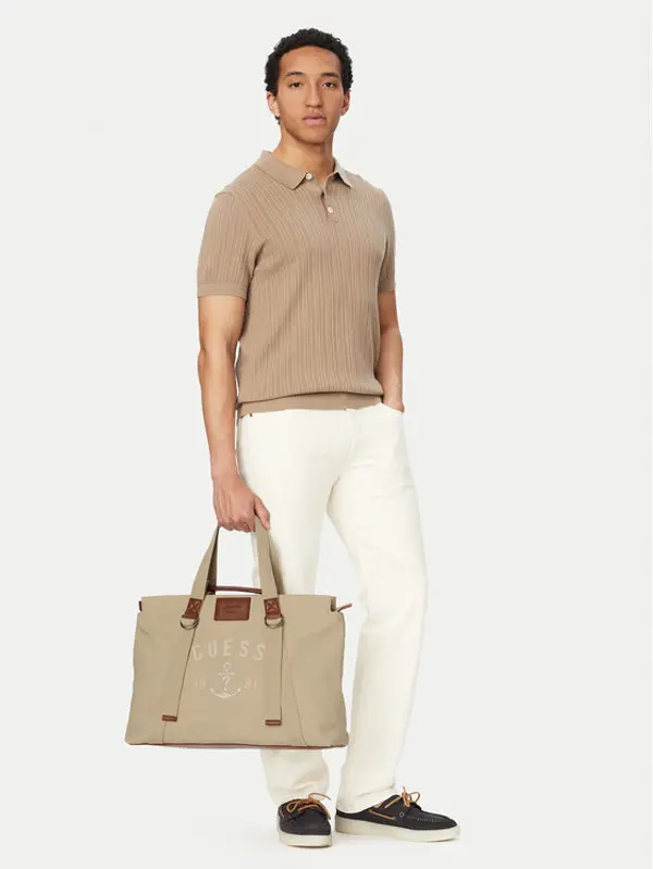 Guess Guess Torba za vikend HMOSCM P6246 Svijetlo bež