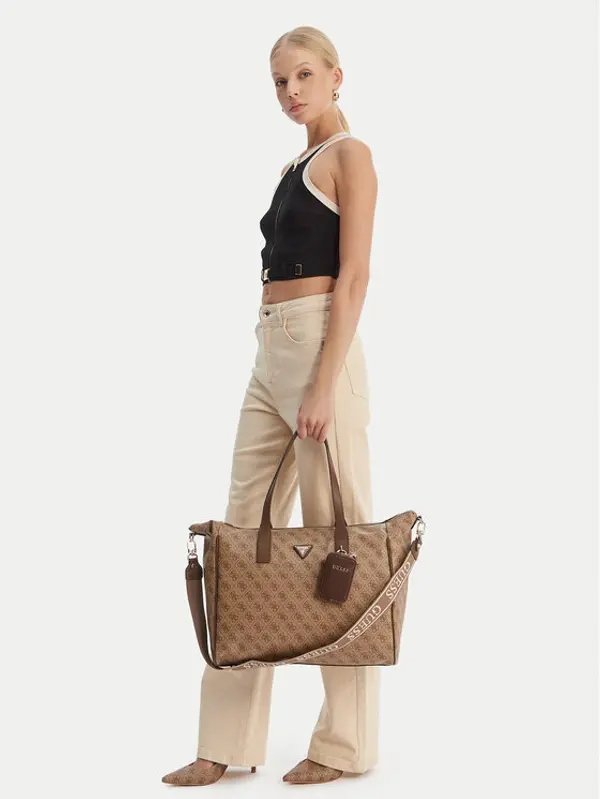 Guess Guess Torba za vikend Latona Travel TWHB92 11017 Smeđa
