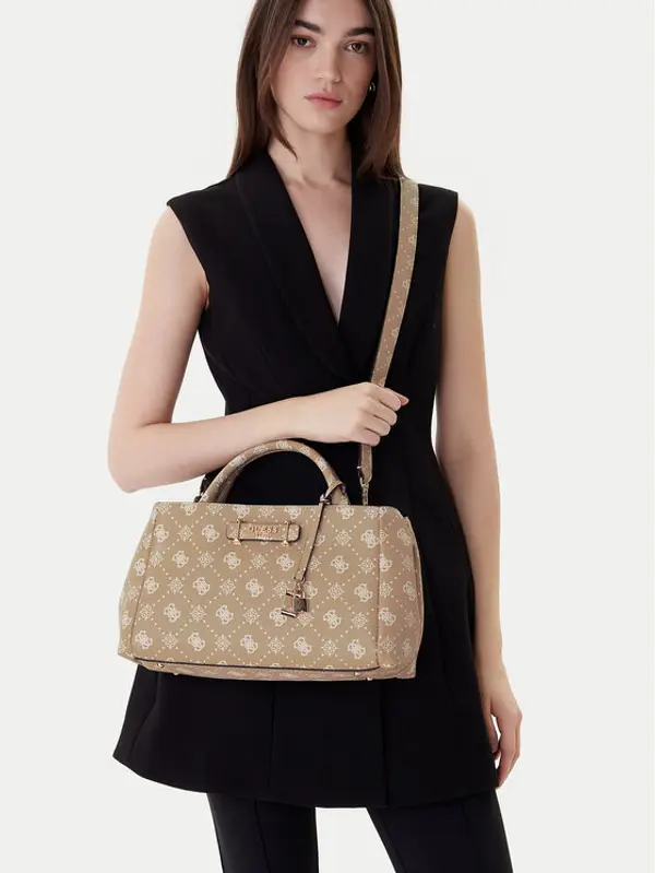 Guess Guess Torbica Carrie Logo HWGP98 98060 Bež