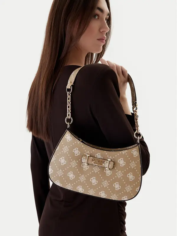 Guess Guess Torbica Carrie Logo HWGP98 98180 Bež