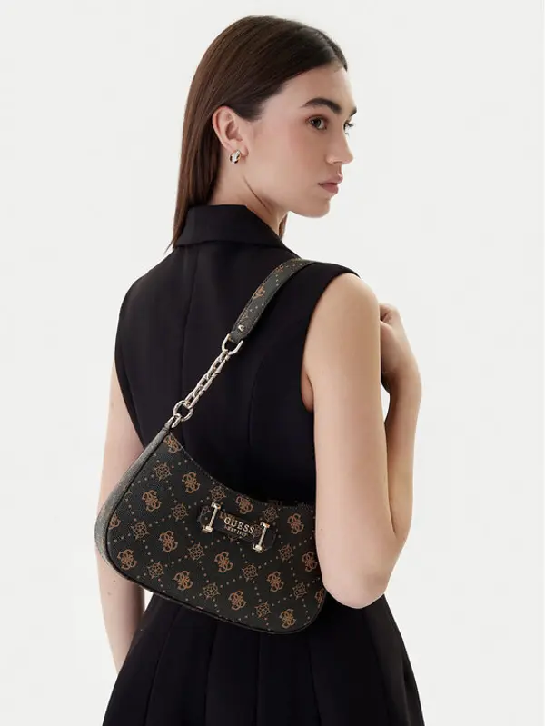 Guess Guess Torbica Carrie Logo HWGP98 98180 Smeđa