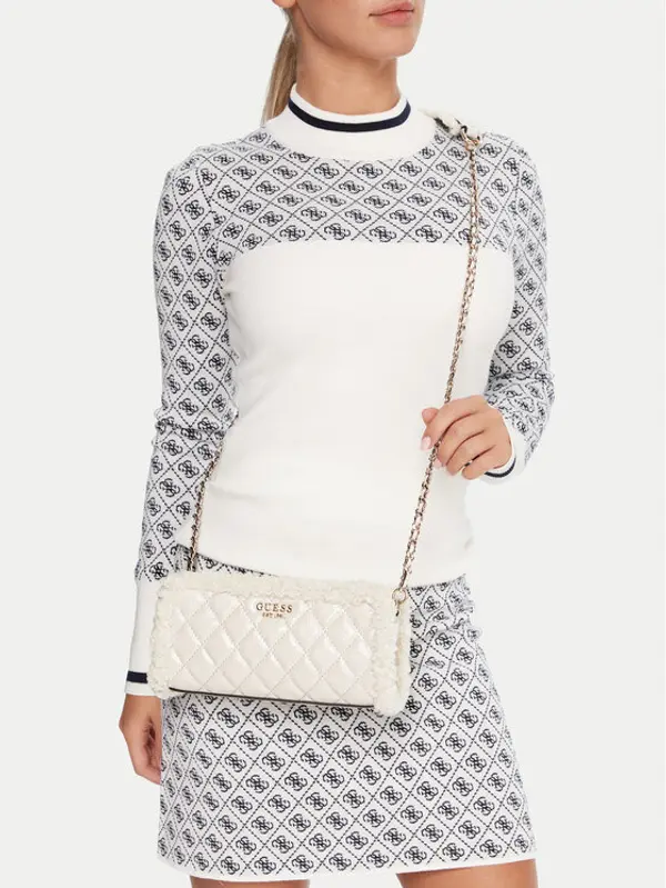 Guess Guess Torbica Cristi Mini HWTG81 39720 Écru