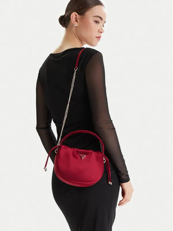 Guess Guess Torbica Elsie Mini HWSE96 50750 Tamnocrvena