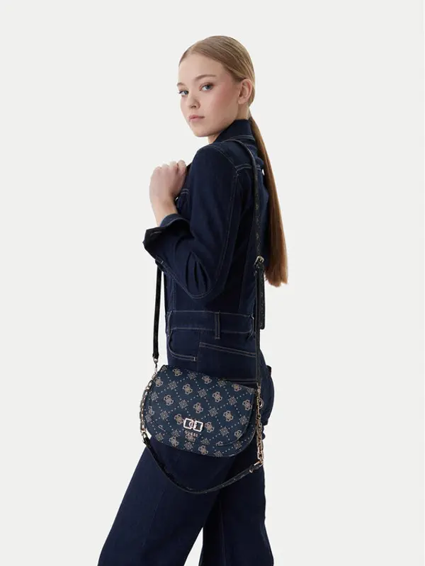 Guess Guess Torbica Emelie Logo HWGP99 28200 Tamnoplava