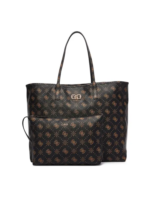 Guess Guess Torbica Emelie Logo HWGP99 28240 Smeđa