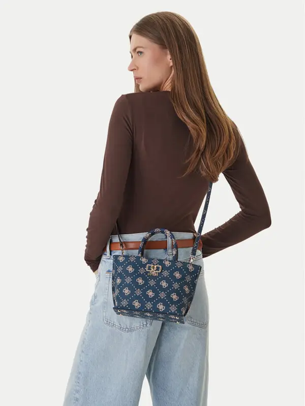 Guess Guess Torbica Emelie Logo Mini HWGP99 28750 Tamnoplava