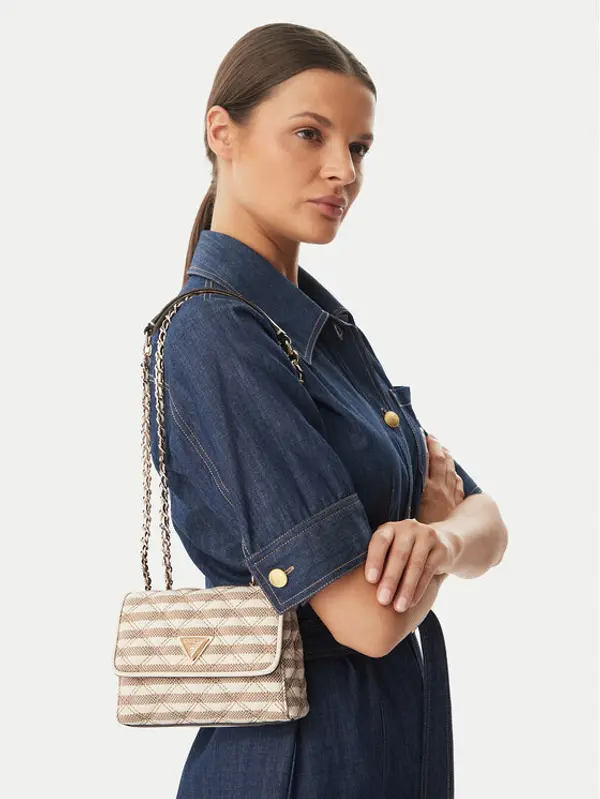 Guess Guess Torbica Giully II Mini HWAG96 73740 Bež