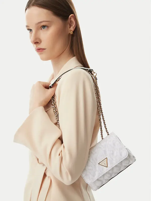 Guess Guess Torbica Giully II Mini HWKG96 73740 Bijela