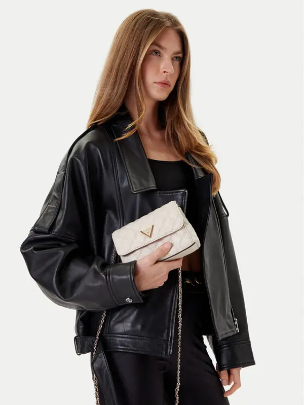 Guess Guess Torbica Giully II Mini HWQG96 73740 Bijela