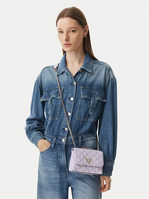 Guess Guess Torbica Giully II Mini HWQG96 73740 Ljubičasta