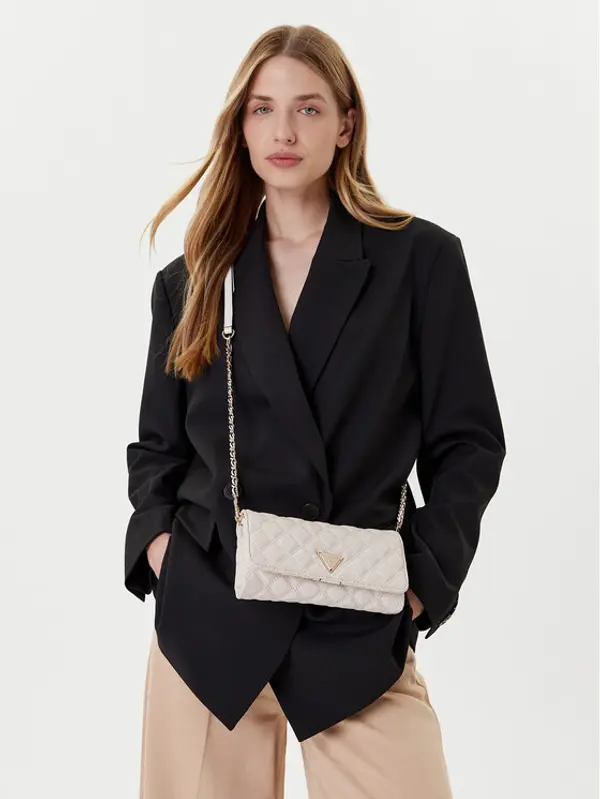 Guess Guess Torbica Giully II Mini HWQG96 73750 Krem
