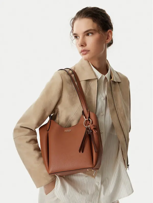 Guess Guess Torbica HWBG97 35030 Svijetlo smeđa