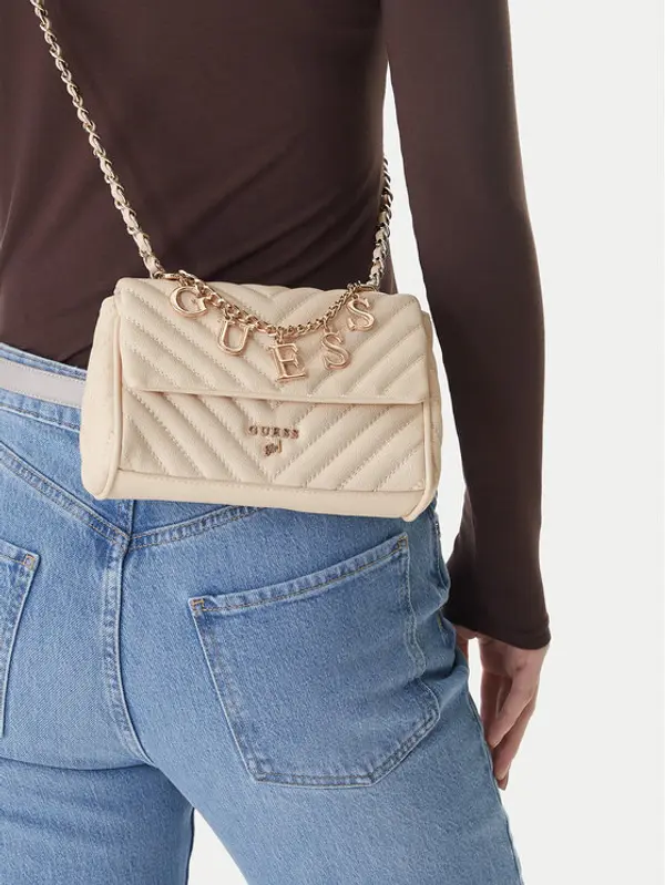 Guess Guess Torbica J4YZ45 WFZL0 Écru