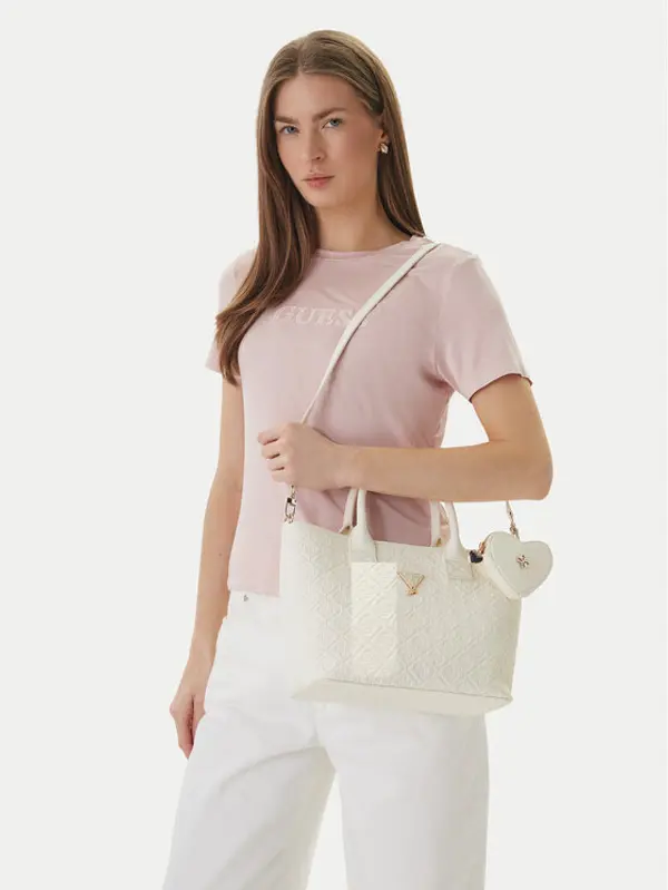 Guess Guess Torbica J6GZ37 WR200 Écru