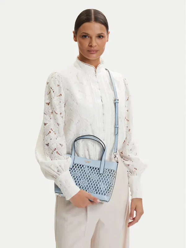 Guess Guess Torbica Letty Mini HWPG99 11750 Svijetlo plava