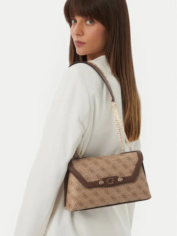 Guess Guess Torbica Lindsey HWSG97 49210 Svijetlo smeđa