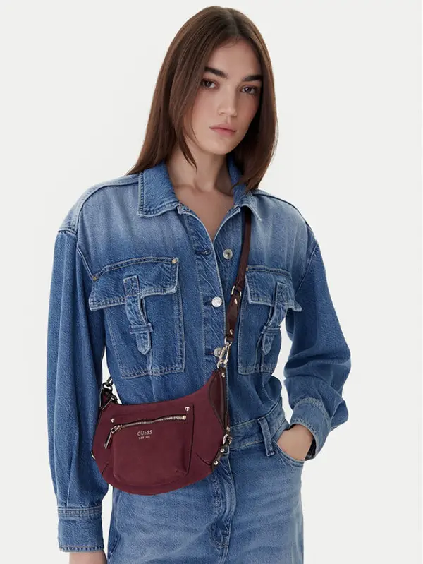 Guess Guess Torbica Marsha Mini HWSG95 01720 Tamnocrvena
