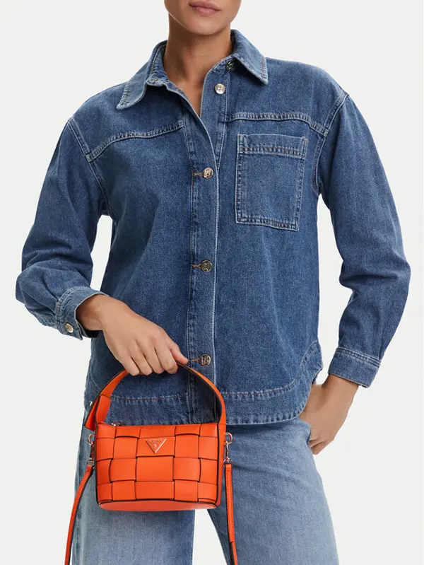 Guess Guess Torbica Maylee Mini HWWG96 61720 Narančasta
