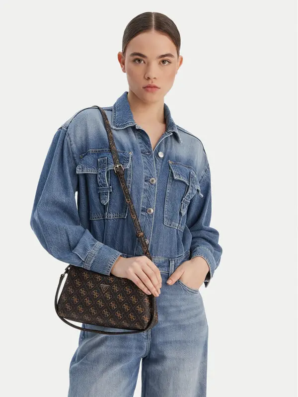 Guess Guess Torbica Noelle II Mini HWQG96 72730 Smeđa