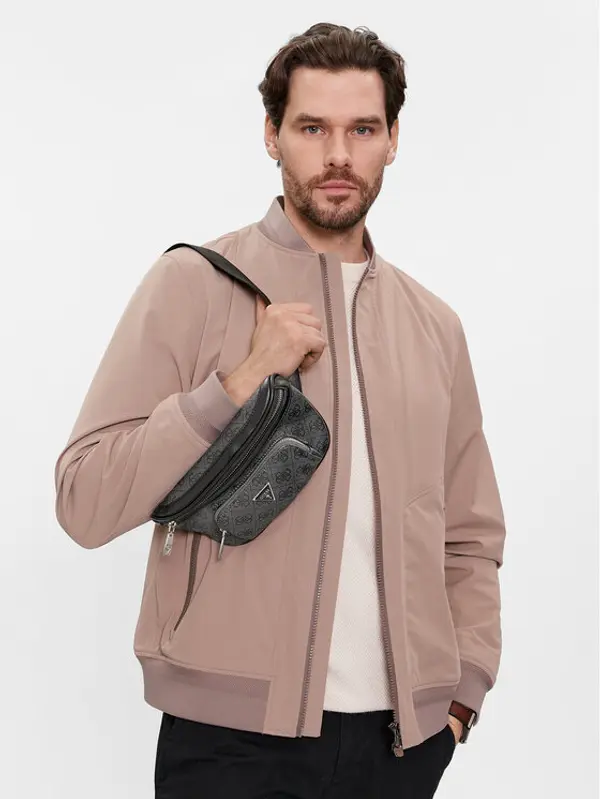 Guess Guess Torbica oko struka﻿ Vezzola Smart HMEVZL P3231 Crna