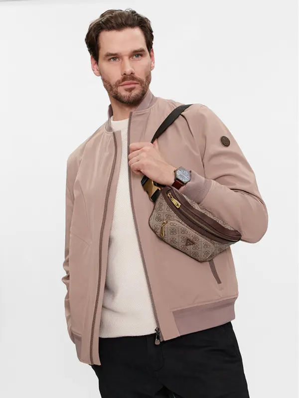 Guess Guess Torbica oko struka﻿ Vezzola Smart Mini Bags HMEVZL P3231 Bež