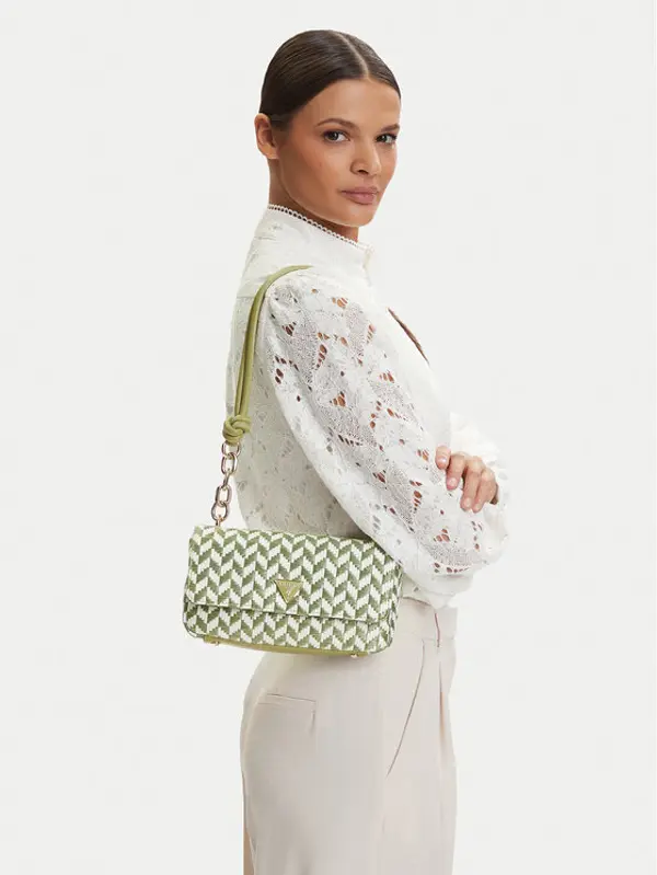 Guess Guess Torbica Tessi HWWG76 91190 Svijetlo zelena