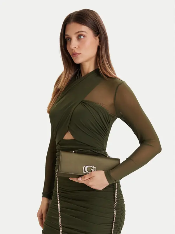 Guess Guess Torbica Zalina Mini HWSG93 50720 Zelena