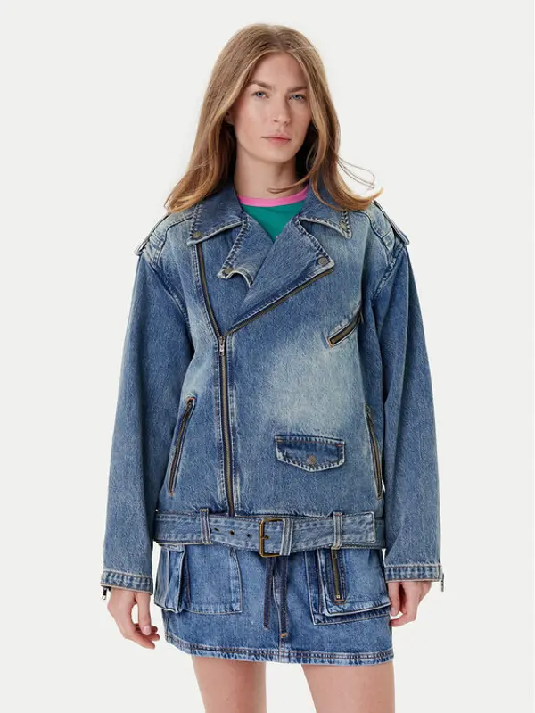 Guess Guess Traper jakna W5YN70 D4XYZ Plava Regular Fit