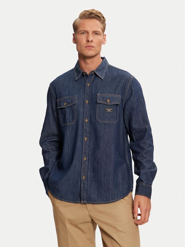 Guess Guess traper košulja M4BH56 D5EI4 Tamnoplava Regular Fit