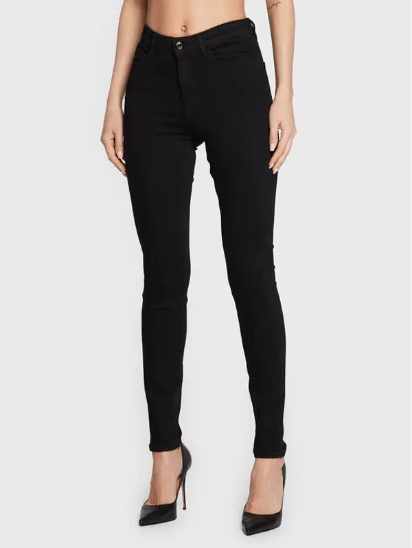 Guess Guess Traperice 1981 W2YA46 D4PZ1 Crna Skinny Fit
