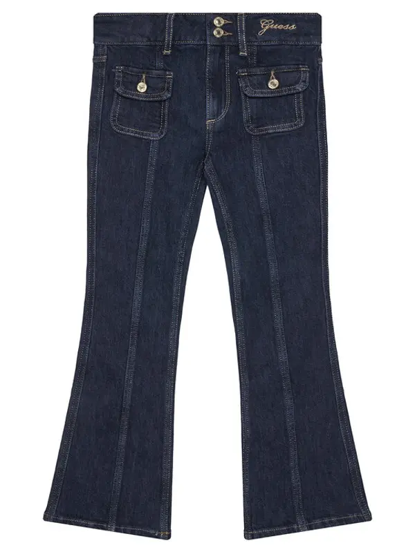 Guess Guess Traperice J5BA16 D5FM0 Tamnoplava Flare Fit
