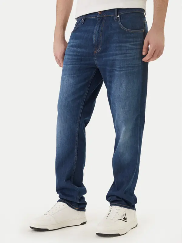 Guess Guess Traperice M6GA31 D1089 Plava Straight Leg