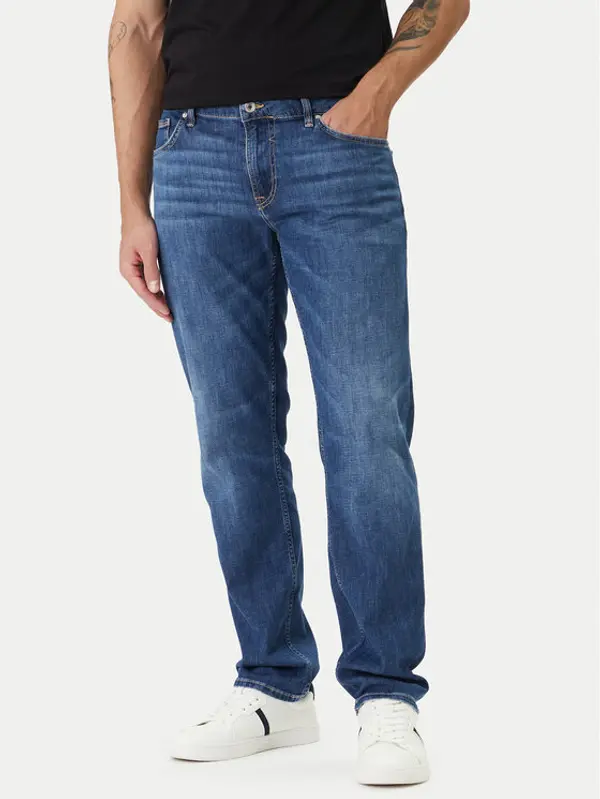 Guess Guess Traperice M6GAN2 D0755 Plava Slim Fit