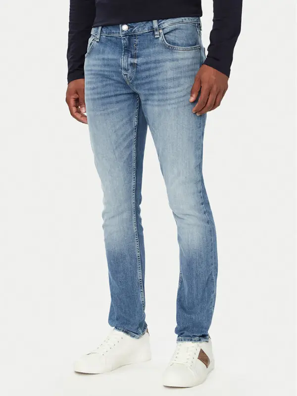 Guess Guess Traperice Miami M6YAN1 D1478 Svijetlo plava Skinny Fit