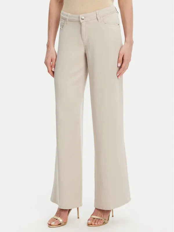 Guess Guess Traperice W4GA96 WDP85 Bež Wide Leg