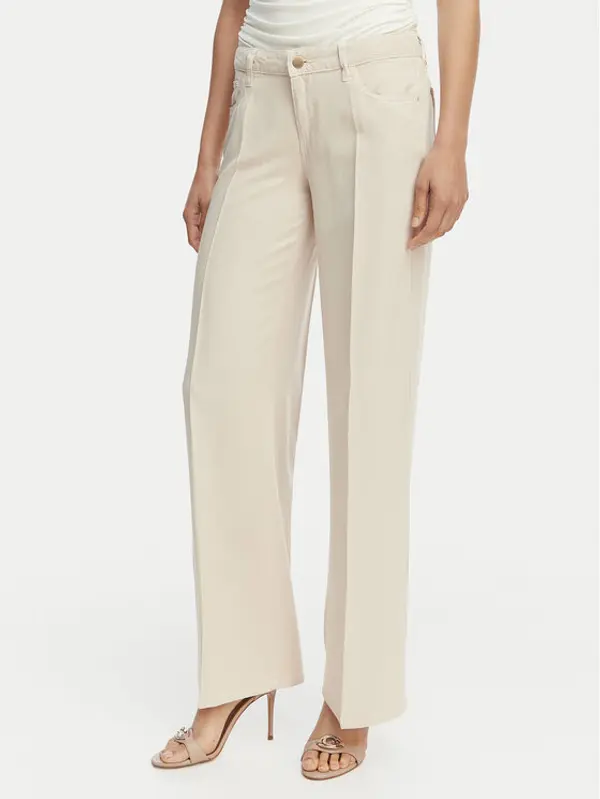 Guess Guess Traperice W4GA96 WDP85 Krem Wide Leg