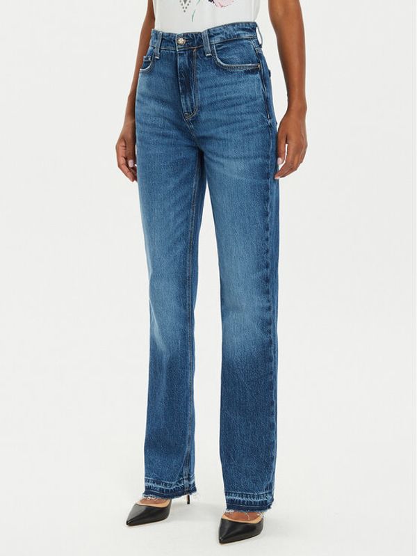 Guess Guess Traperice W4YA33 D5DD4 Tamnoplava Straight Fit