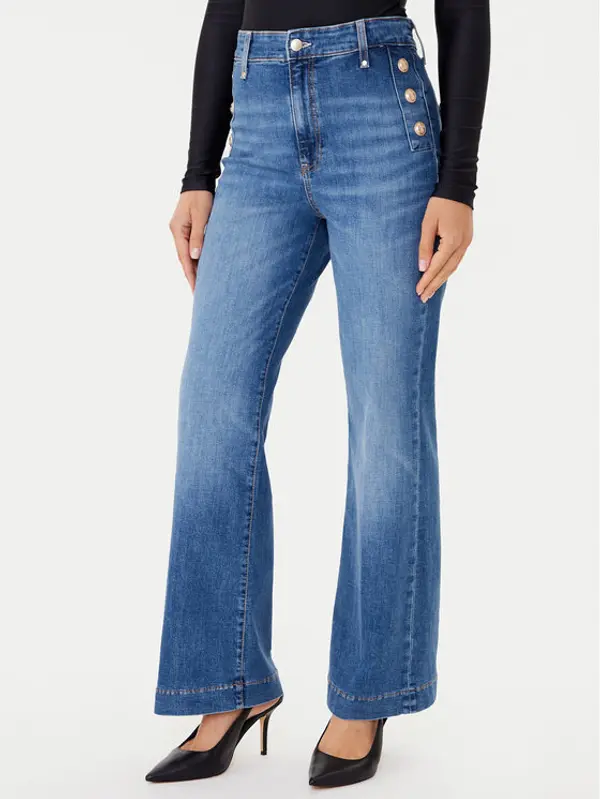 Guess Guess Traperice W5GA0P D5Q01 Plava Wide Leg